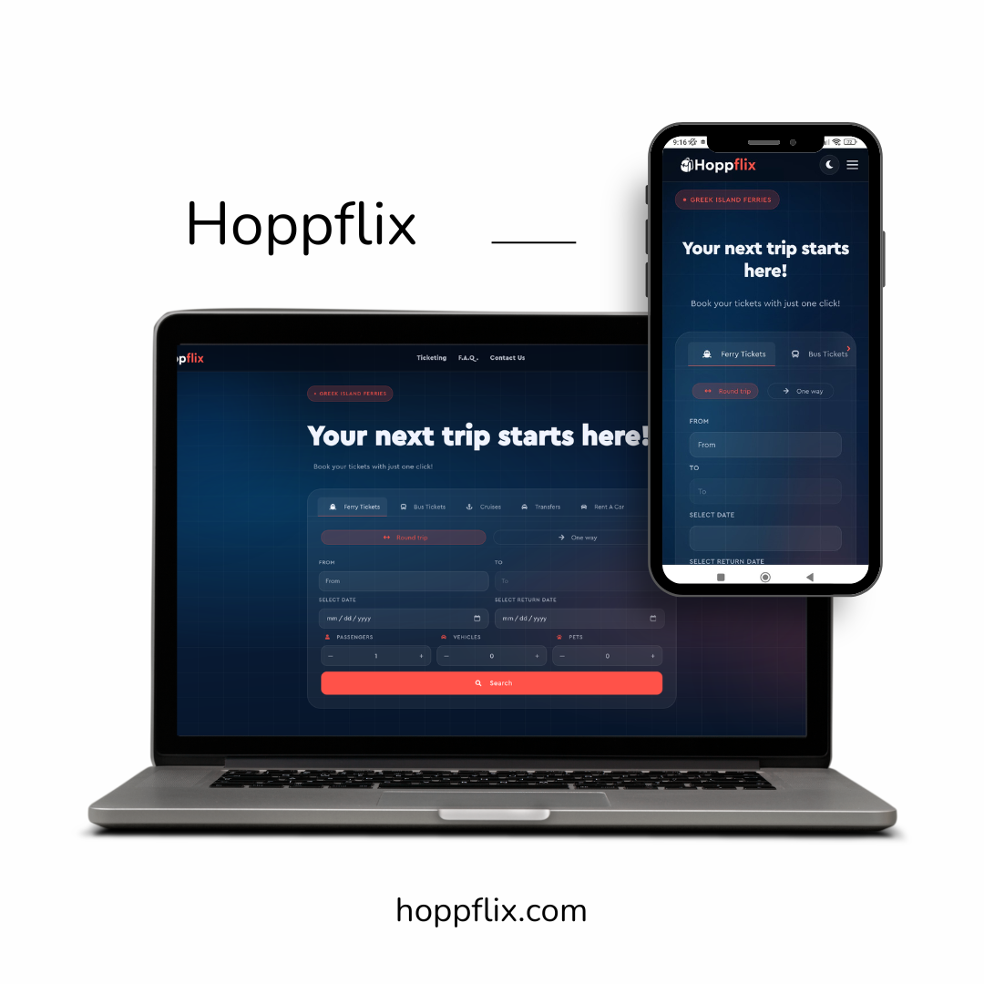 Hoppflix mockup